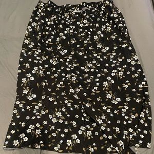 AllOver floral print skirt navy
